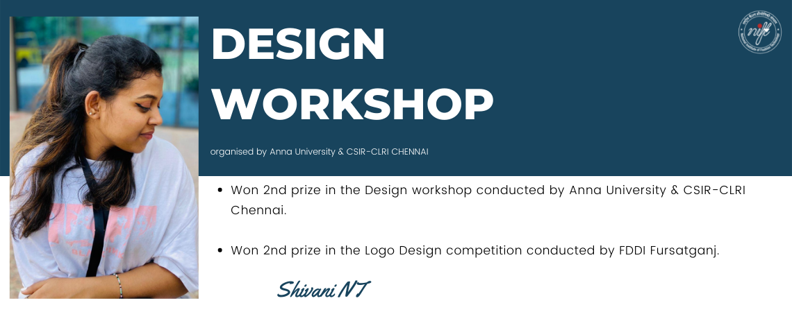 2nd prize in design workshop conducted by Anna University