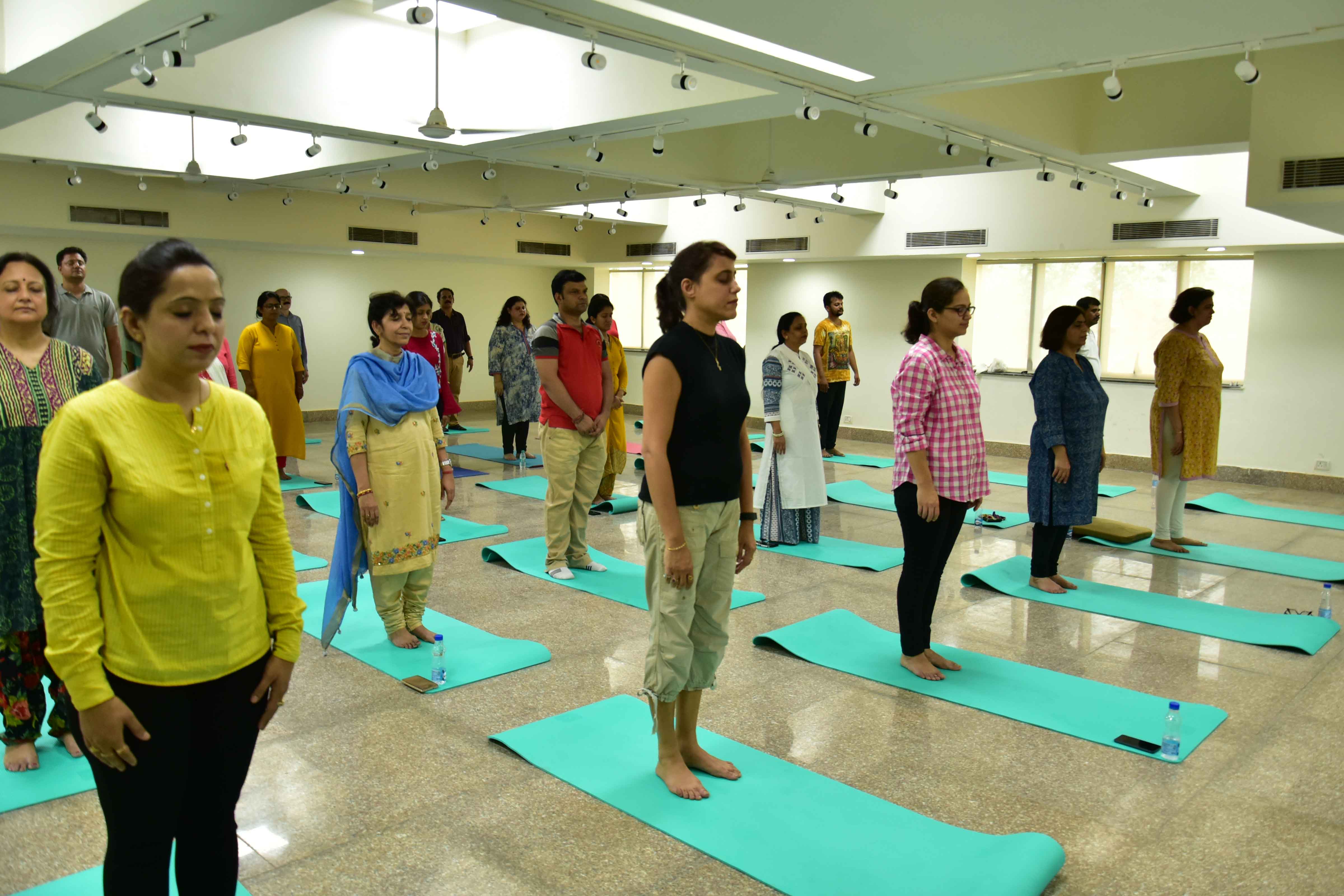 celebrated Yoga Day on 21stJuly, 2018