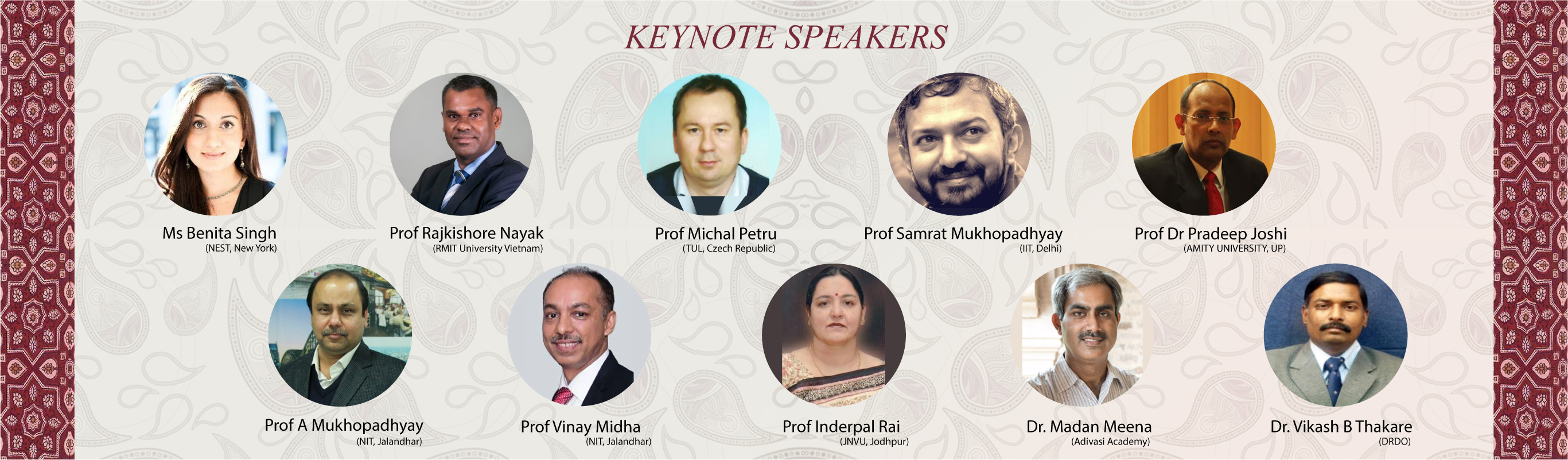 Keynotes Speakers