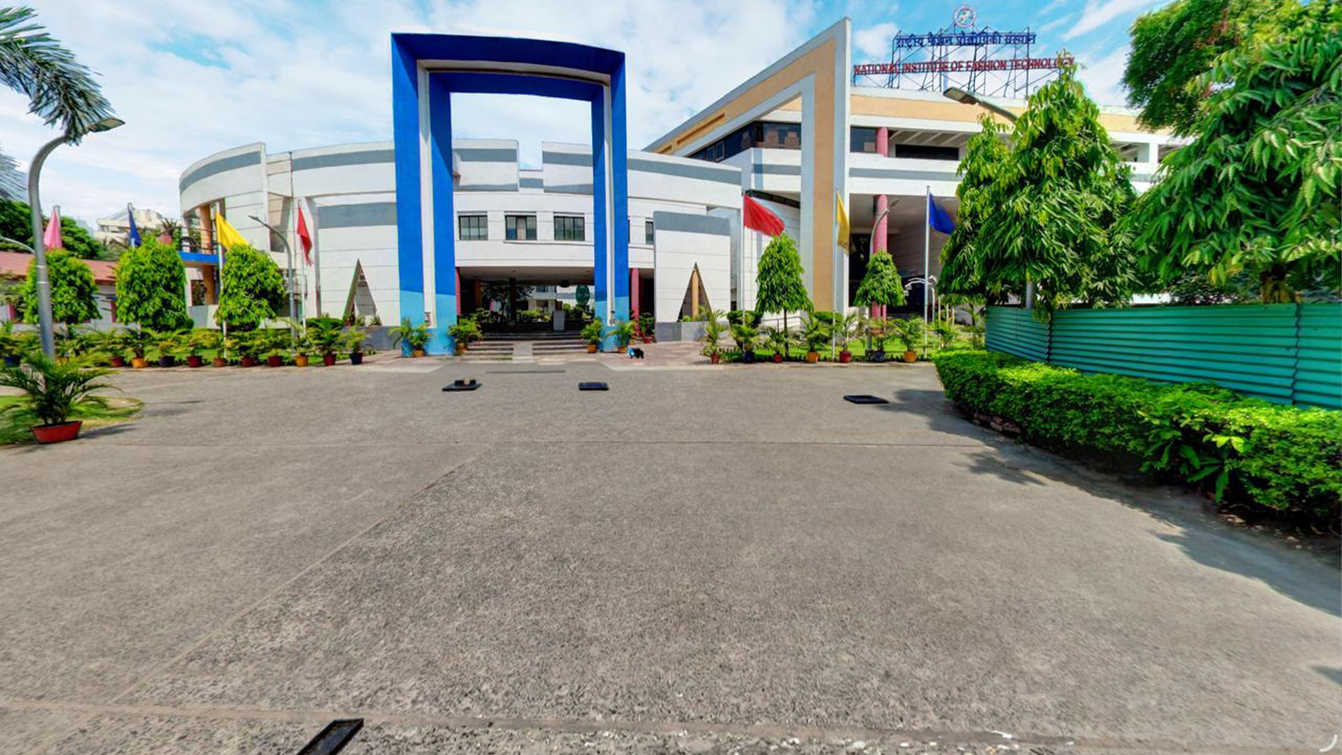 Front View of Campus