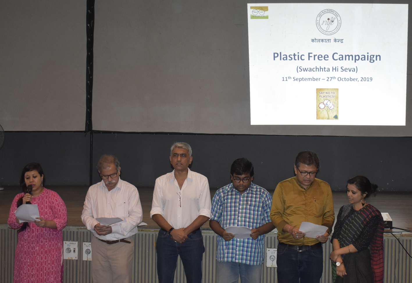Oath Taking ceremony on Swachhta Hi Seva