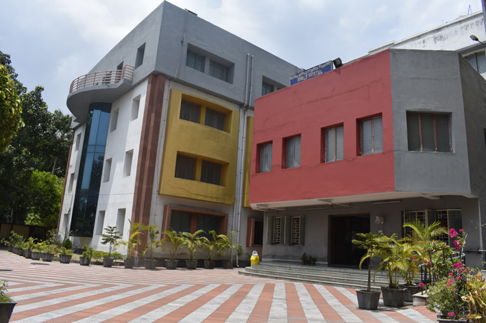 Girl's Hostel Main Gate Entrance side view