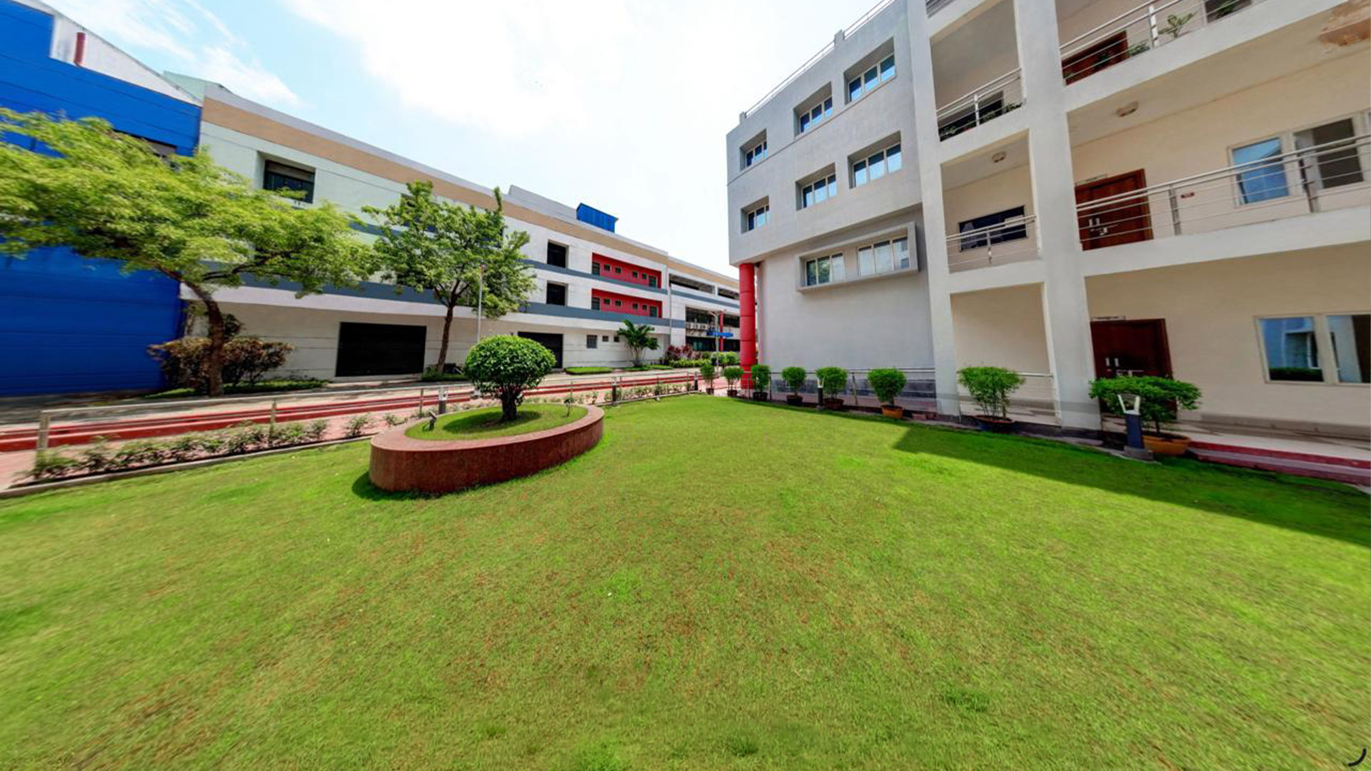 Common Area between Old and New Building