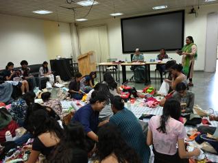 Student Engagement with Craft Cluster - Patch Work