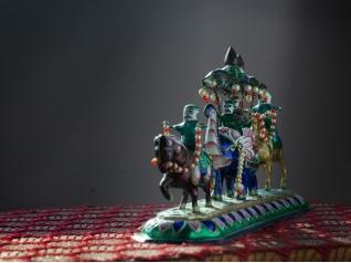 Students working during Craft Cluster visit