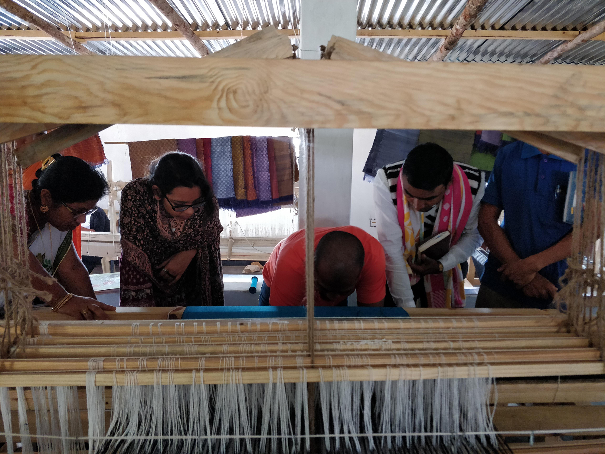 Student with Weaver