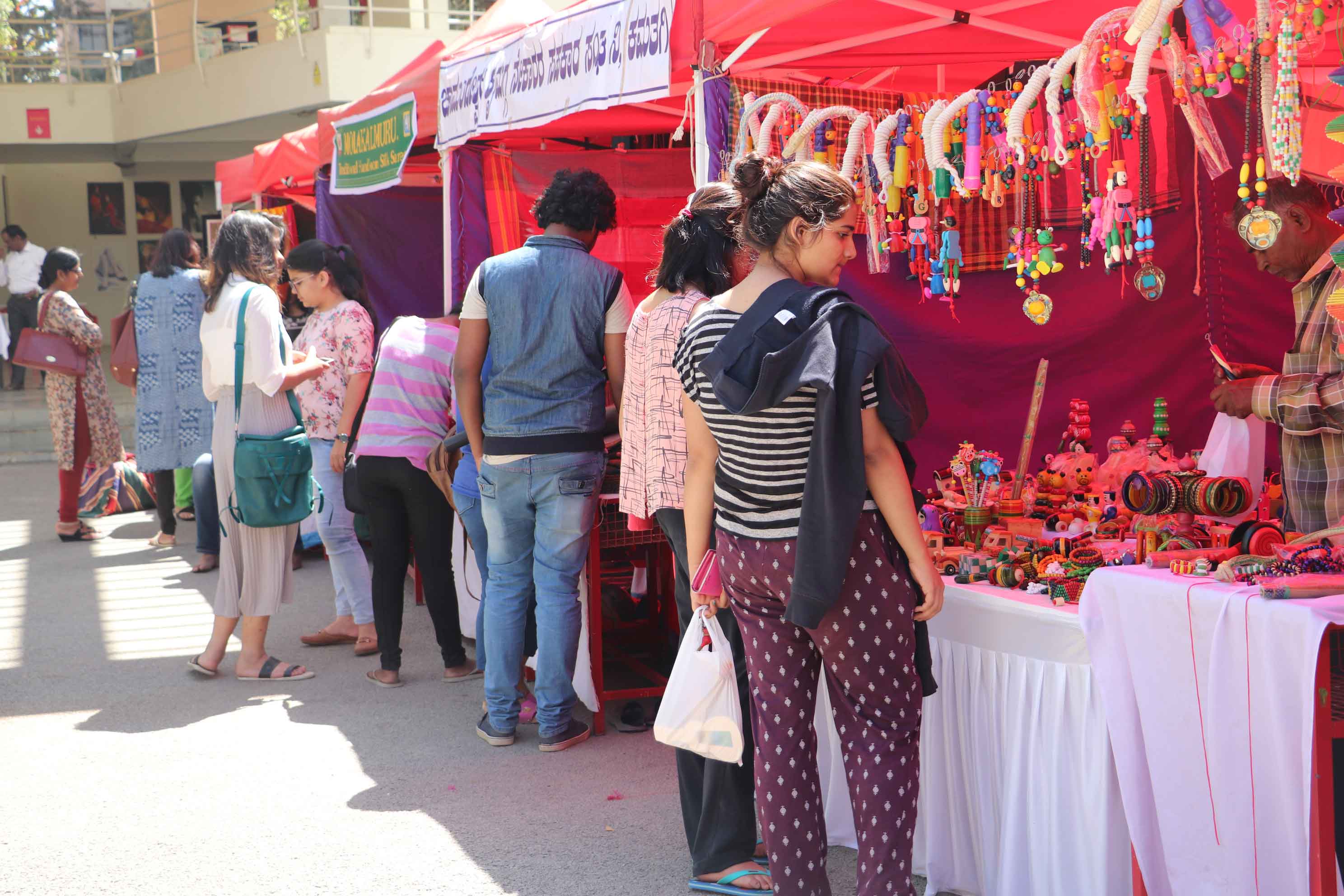 NIFT Bengaluru had organized and conducted Craft Bazaar 2018